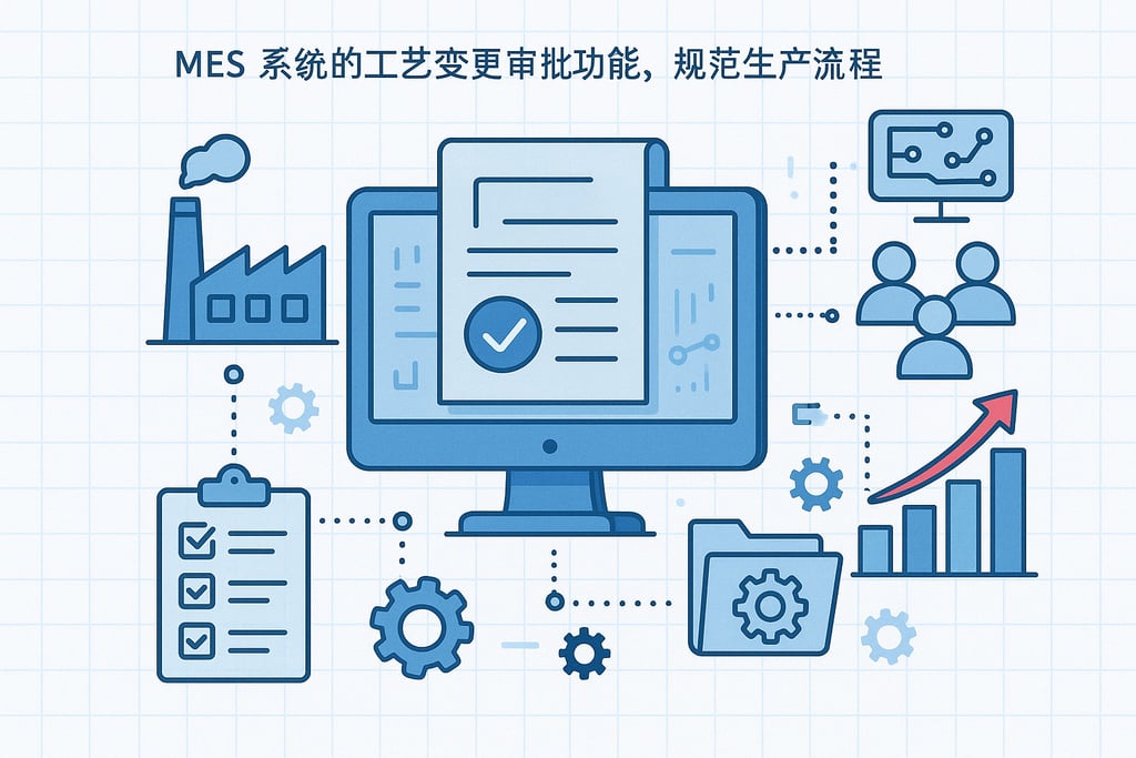 MES 系统的工艺变更审批功能，规范生产流程